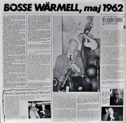 Bosse Wärmell, maj 1962